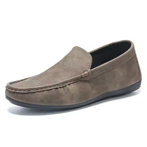 Chaussures habillées pour hommes en cuir PU <span class=keywords><strong>Lishi</strong></span> 2025, doublure en cuir véritable, respirantes, été, style classique, marron, à enfiler - Product Image 6
