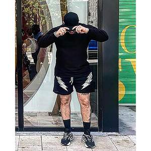 Pantalones Cortos Deportivos Retro para Hombre DiotSr, Pantalones Cortos de Baloncesto, Color Rosa, Transpirables, con Bolsillos y Cordón Ajustable - Product Image 5