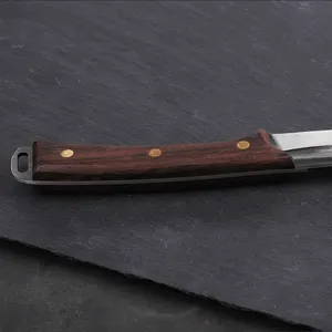 Couteau à désosser utilitaire APEX de <span class=keywords><strong>5</strong></span> pouces en acier inoxydable à haute teneur en carbone avec manche en bois, écologique pour la viande et la volaille - Product Image 4