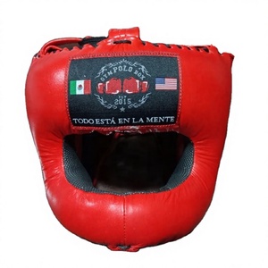 Nouveau design 2023 – Protège-tête de boxe en cuir couleur unie – Vente en gros – Meilleures ventes – Taille personnalisée – Unisexe – Confortable avec fermeture - Product Image 1