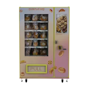 Outdoor Commercial Cosmetic Trading Card And Bakery Self-service Automatic Touch Screen Combo Elevator Vending Machine With Co