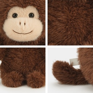 Figuras de Monos Personalizadas, Lindas y Realistas, Peluches de Mono Dorado, Recuerdos de Zoológico, Regalos de Cumpleaños para Niños, Venta Caliente - Product Image 3