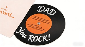 Carte de vœux originale en vinyle pour la fête des pères, carte amusante pour le meilleur papa, cadeau parfait pour exprimer l'<span class=keywords><strong>amour</strong></span> et la gratitude - Product Image 5