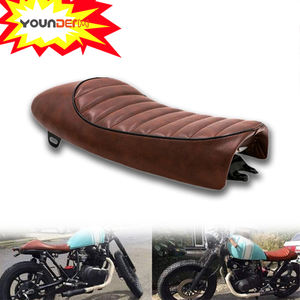 Selle de <span class=keywords><strong>café</strong></span> <span class=keywords><strong>Racer</strong></span> Vintage à siège unique, coussin de sièges de moto à bosse CG <span class=keywords><strong>125</strong></span> pour la série CB CL - Product Image 1