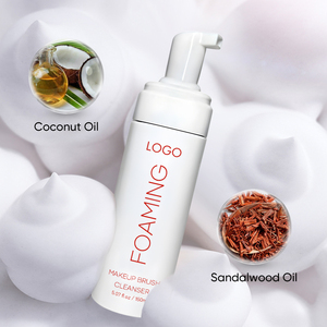 Donna personalizzata 150ml di spugna di bellezza rimuove lo sporco di cocco Make Up pennelli detergenti soluzione spazzola trucco schiuma detergente