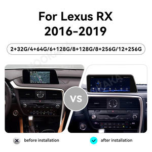 Autoradio da 12.3 pollici per <span class=keywords><strong>Lexus</strong></span> <span class=keywords><strong>RX</strong></span> 2016-2019 CarPlay lettore multimediale per auto navigazione GPS Stereo per auto unità principale Android 14 - Product Image 3