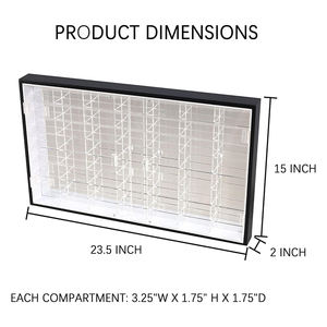 Vitrina <span class=keywords><strong>de</strong></span> coche <span class=keywords><strong>de</strong></span> escala 1/64 montada en la pared <span class=keywords><strong>de</strong></span> acrílico vitrina <span class=keywords><strong>Hot</strong></span> <span class=keywords><strong>Wheels</strong></span> vitrina con puerta - Product Image 6