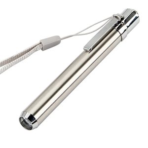 Portable LED Stainless Steel Lamp 395/365 UV <b>Flashlight</b> <b>Torch</b> Ultra Mini Light AAA Battery for Marker Detections - Product Image 3