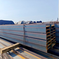 Poutre en H laminée à chaud SS400, norme ASTM, acier de construction, service de découpe, pliage et soudage sur mesure pour structures de bâtiment