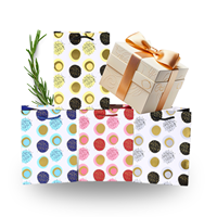 Caja de Regalo Navideña Hecha a Mano con Logotipo Personalizado, Papel de Arte, Impresión Offset en Algodón, Colores Personalizados, Tamaño Personalizado, Bolsa de Papel a Juego - Global