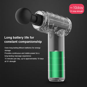 Mini pistola de masaje fascial barata 2023, pistola de masaje de tamaño de bolsillo con 6 niveles de velocidades de vibración para el dolor muscular corporal, relajación - Product Image 5