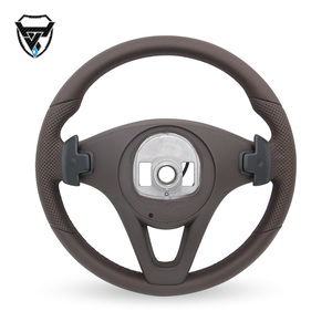 Volant modifié en cuir marron pour Mercedes Benz C GLC E S CLS <span class=keywords><strong>AMG</strong></span> Zc-213-p1 - Product Image 2