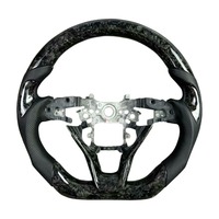 Volant sportif en fibre de carbone forgée à 3 branches rouge DIY pour Honda Accord 10ème génération 2018-2023