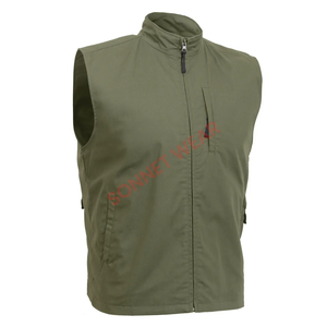 Gilet élégant pour homme avec coupe confortable et tissu durable, parfait pour la superposition et une tenue décontractée, garantissant une polyvalence toute la journée - Product Image 4