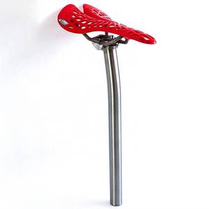 Titane personnalisé Accessoires <span class=keywords><strong>De</strong></span> Vélo Titane Offset <span class=keywords><strong>Selle</strong></span> Brompton Vélo <span class=keywords><strong>tige</strong></span> <span class=keywords><strong>de</strong></span> <span class=keywords><strong>Selle</strong></span> 8 Forme - Product Image 1