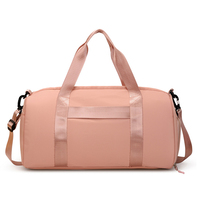 Sac fourre-tout de gymnastique à compartiment de chaussures humides en nylon à la mode pour femmes et hommes pour l'entraînement sportif natation Yoga et voyage
