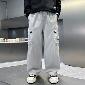 Pantalon <span class=keywords><strong>Cargo</strong></span> Polyvalent à la Mode pour Garçons, Collection Automne-Hiver, Vente en Gros Personnalisée - Product Image 6