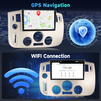 Autoradio Android Podofo 9'' 4+64G pour Renault Scenic 2003-2009, Carplay/Android Auto sans fil, GPS, RDS, WIFI, vente en gros