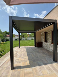 Pavillon Moderne en Aluminium 12x20ft, Pergola, Auvent de Restaurant, Abri de Voiture, Tente Cloche, Couverture de <span class=keywords><strong>Terrasse</strong></span>, Auvent Rétractable, Arche - Product Image 3