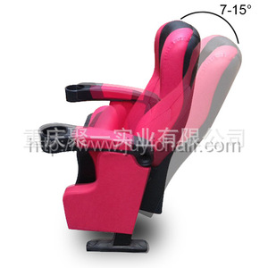 เก้าอี้หอประชุมแบบพับได้ ผ้าหุ้มหลายสี มีที่วางแขน สำหรับห้องเรียนและห้องบรรยาย - Product Image 3