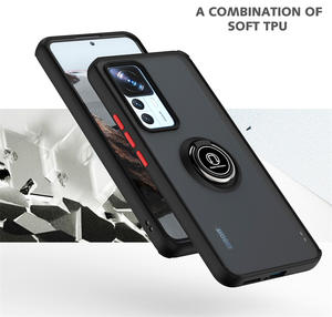 Per <span class=keywords><strong>Xiaomi</strong></span> Mi A3 <span class=keywords><strong>Note</strong></span> <span class=keywords><strong>10</strong></span> <span class=keywords><strong>Lite</strong></span> /Mi 10T 11T 12T Pro 11 <span class=keywords><strong>Lite</strong></span> CC9e K50 Ultra opaco Cover antiurto custodia posteriore ibrida con anello - Product Image 2