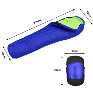 Aşağı uyku tulumu kaz aşağı Ultralight doğa yürüyüş klasik sırt çantasıyla açık mumya için özelleştirilmiş uyku tulumları