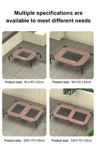 <span class=keywords><strong>Lit</strong></span> <span class=keywords><strong>de</strong></span> camping pour animaux <span class=keywords><strong>de</strong></span> compagnie pliable, amovible, lavable, respirant, surélevé pour chiens et chats, en fer solide et en plastique - Product Image 5