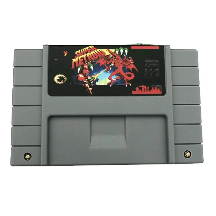 Meistverkaufte klassische Retro Super Metroid Spielkarte neu für Snes Videospielkarte