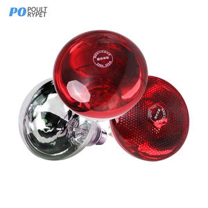 Лампа Тепловая Poultrypet, <span class=keywords><strong>125</strong></span> Ватт, тяжелая утолщенная стеклянная лампа, красная инфракрасная нагревательная лампа - Product Image 5