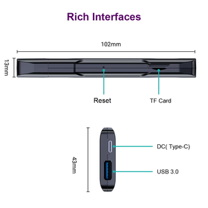 กล่องรับสัญญาณทีวี HK1 Rbox D8 8K HD TV RK3528 2GB 16GB Android Atv Strong IPTV Dongles พร้อมรีโมทสั่งงานด้วยเสียง <span class=keywords><strong>Fire</strong></span> Tv Stick รองรับจากโรงงาน  รับทำโลโก้ OEM - Product Image 4
