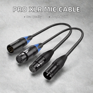 Câble serpent <span class=keywords><strong>XLR</strong></span> mâle <span class=keywords><strong>vers</strong></span> femelle 3 broches de haute qualité, gaine en PVC, microphone de studio professionnel, mélangeur audio, haut-parleur HiFi, <span class=keywords><strong>micro</strong></span> - Product Image 2