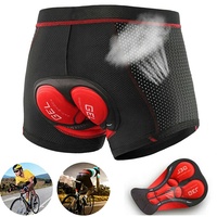 Shorts de cyclisme pour hommes, rembourrage en gel, pantalon de vélo, tapis en silicone antichoc, sous-vêtements de vélo, collants de compression, shorts de sport