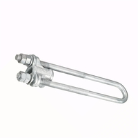 Usine directement argent fonte malléable inoxydable acier galvanisé à chaud réglable UT Wedge Clamp extérieur