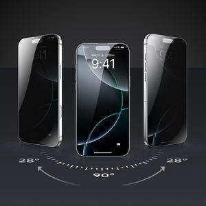 Verre trempé de haute qualité pour iPhone 17 Pro Max, <span class=keywords><strong>film</strong></span> protecteur d'écran de téléphone Samsung sans bulles - Product Image 2