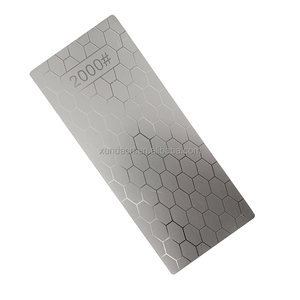 XUNDA XD-W036 Piastre per Affilatura Diamantate a 13 Grane, Affilacoltelli a Forma di Carta di Credito 151x63 <span class=keywords><strong>con</strong></span> Base Antiscivolo per <span class=keywords><strong>Affilare</strong></span> <span class=keywords><strong>Coltelli</strong></span> - Product Image 3