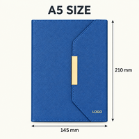 Coffret cadeau A5 avec deux stylos et boîte rigide, logo personnalisé, idéal pour les réunions de bureau, les remises de diplômes et les cadeaux de remerciement pour les enseignants