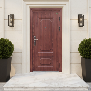 <span class=keywords><strong>Puerta</strong></span> de Entrada de Seguridad Antirrobo de Acero Galvanizado Texturizado y Duradero con Diseño Minimalista para Uso Interior en Apartamentos y Villas - Product Image 6