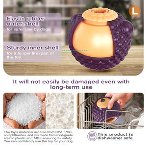 El producto más vendido de la empresa mayorista fabricante de suministros para mascotas The Licking Dog Masting Slow Food Cup & The Leaky Dog Toy - Product Image 5