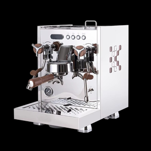 เครื่องชงกาแฟเอสเพรสโซ่อิตาเลียนแบบกึ่งอัตโนมัติเชิงพาณิชย์ สเตนเลสสตีลคุณภาพสูง สำหรับร้านกาแฟ พร้อมราคาสุดคุ้ม ปริมาณการผลิตสูง แบบสองหัวชง - Product Image 1