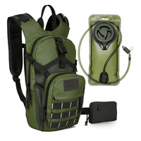 Sac à dos de sport isotherme pour cycliste, sac d'hydratation thermique, sac à dos tactique pour cycliste, randonneur, coureur avec poche à eau de 2 L sans BPA