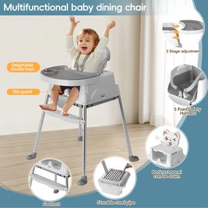 Cinturón de Seguridad Multifuncional de Cinco Puntos Morething para Niños, Correa para Silla Alta, Silla de Comer y Cochecito, Material de Poliéster - Product Image 3