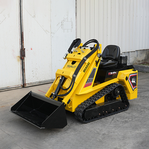 CE Wheel Snow Blower <strong>Compact</strong> Fronted Loader Multifunctional Stand Behind Mini Small Skid Steer Crawler Loader for Sale - Product Image 2