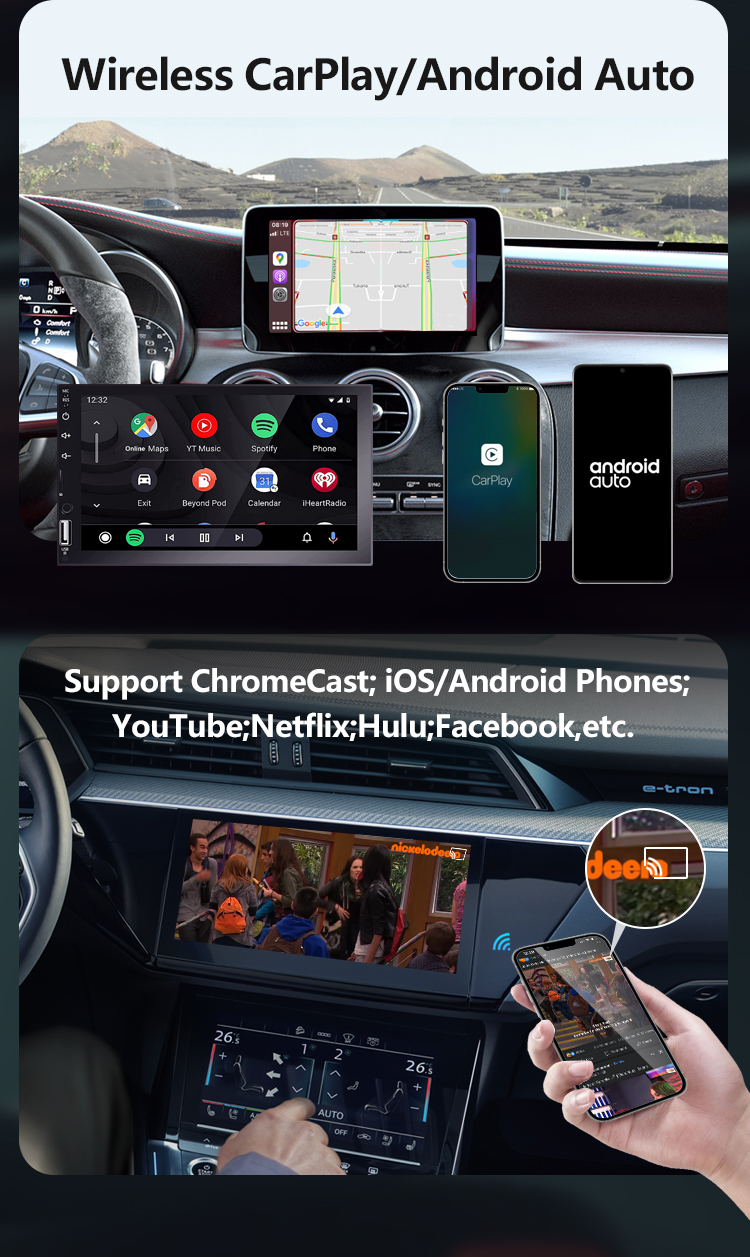 Carplay AI Box For Audi/BMW/Benz With Original Carplay Android 11 System 4+64G Smart Touch Box