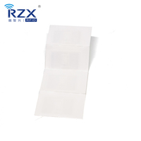 860-960Mhz RFID imperméable imprimable en nylon tissé étiquette UHF Textile blanchisserie étiquettes pour hôtel hôpital nettoyage à sec magasin