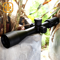 FOCUHUNTER Optique 4-16x44E FFP Illumination Rouge IP67 Chasse Télescopique Vue 1000G Antichoc Avec Réinitialisation Zéro Portée Tactique