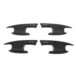 Nouveauté WZXD : Accessoires Auto – Cache-poignée extérieur noir brillant en fibre de carbone pour MG Mulan 2023 - Product Image 1