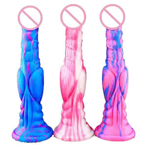 Realistische Big Soft Rubber <span class=keywords><strong>Dildo</strong></span> Pferd Dildos Body Messenger Komfortable Funktion für Frauen - Product Image 1