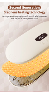 Almohadilla de calefacción, cinturón masajeador abdominal para aliviar el dolor del período, cinturón de masaje cálido Palace - Product Image 5