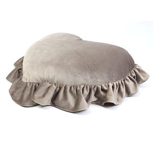 Customize Ruffles Fluffy Soft <strong>Heart</strong> <strong>Shaped</strong> Decorative Pillows <strong>Cushion</strong> for Couch <strong>Cushion</strong> Home Decor - Product Image 4