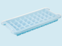 Plateau carré en silicone 24 trous avec couvercle en silicone de qualité alimentaire